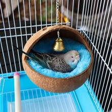 Bird Nest Mat, Pet Bed, All-Season Small Pet Bed For Golden Hamster, Flower Branch Rat, Suitable For Parrot, Budgie, Long-Tailed Parrot, Cockatiel, Conure, Lovebird, Canary, Finch - A - View 2