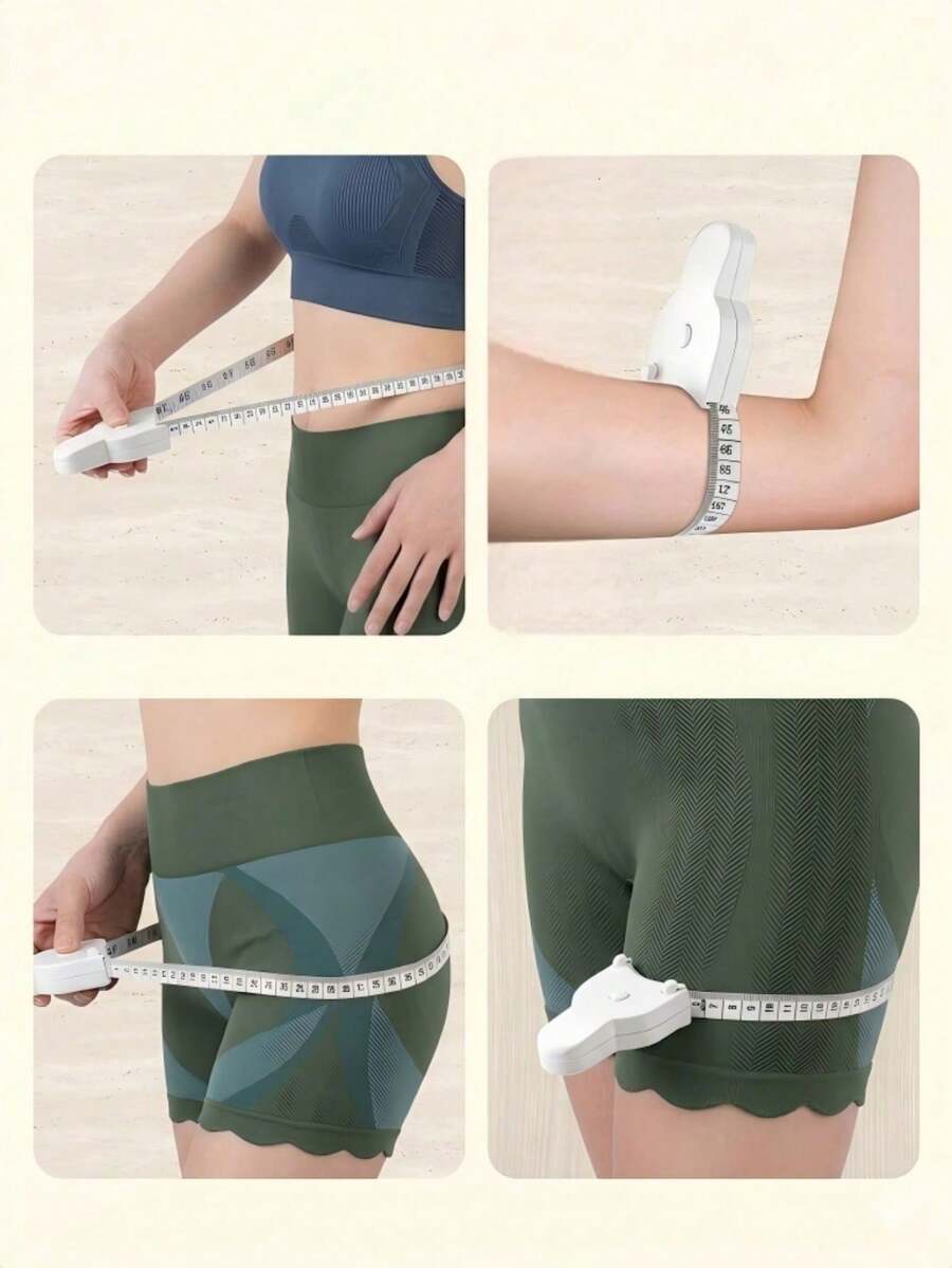 Y-Shaped Body Measurement Tape, Retractable Waist Measuring Tape, Compact And Portable, Minimalist Solid Color, Auto-Retract, Precise Scale, Self-Locking Positioning, Clear Readout, Millimeter Accuracy, Portable Measuring Tape, Auto-Fit, Non-Slip And Wear-Resistant Scale, Dual-Direction Measurement, Body-Hugging Measurement, Easy Operation, With Auto-Lock And One-Touch Retraction Function, High-Precision Accurate Scale Measuring Tape, Suitable For Weight Loss, Fitness And Sewing
