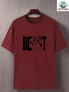 Men180g100%Cotton Casual T Shirt - White - View 8