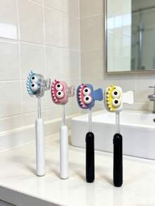 4/1pc Funny Big Mouth Toothbrush Holder - Dopamine Color Toothbrush Travel Storage Set - Dustproof Toothbrush Protective Cover, Suitable For Home/Travel Travel Toothbrush Case/Brush Cover - Multicolor - View 4