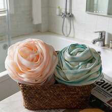 2/1pc Cartoon Duck Decoration Foam Bath Ball, Bathroom Home, Bathroom Decoration, Effective Body Scrubbing, Back Scrub Towel, High-Quality Mesh Materials, Convenient Strap Design, Smooth Skin, Very Suitable For Daily Use.(Solid Color Special Offer) - Multicolor - View 11