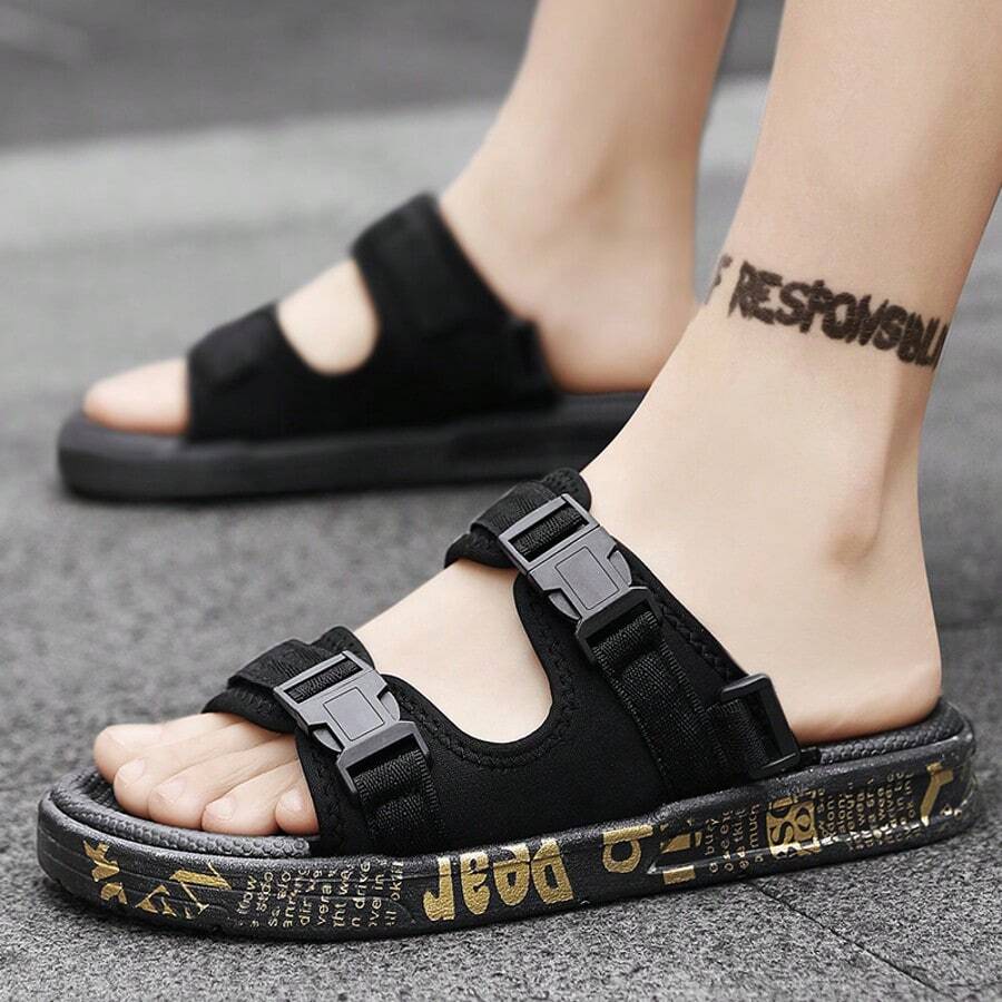 Sandal Outdoor Modis Terbaru untuk Pria, Sandal Kasual untuk Remaja dan Pelajar, Sandal Pantai