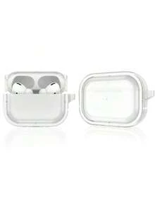 Transparent Anti-Drop Protective Case For AirPods 2/1, Apple Original Pro 2nd Generation Bluetooth Earphone Soft Shell, 3rd Generation Protective Case - White - View 3