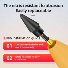 Stylus Pen Compatible With Ipad, Supports Palm Rejection And Tilt Sensitivity, Compatible With IPad Pro 11" 1/2/3/4, Pro 12.9" 3/4/5/6, Air 3/4/5, Mini 5/6, 6/7/8/9/10/A16, Air 11"/13" M2/M3, Pro 11"/13" M4/M5, 135mAh - View 7