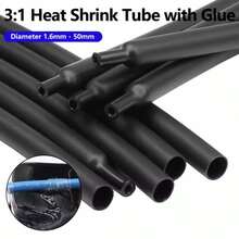 127pcs Heat Shrink Tubing Assortment Kit For Electrical Connection, Wire And Cable Waterproofing - Multicolor - View 1