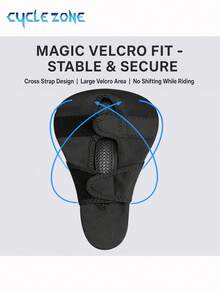 Bicycle Seat Silicone Cushion Cover With Double Hook And Loop Fastener, Stable And Non-Slip, Universal For Mountain And Road Bikes, Soft Saddle For Long-Distance Commuting And Cycling, Comfortable For Long Rides, Outdoor Cycling Accessory, Silicone + Memory Foam Filling, Hollow Breathable, Anti-Slip Bottom - Multicolor - View 9