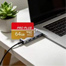1pc High-Speed A1 C10 Class 10 UHS-I Memory Card 256G/128GB/64GB/32GB Durable Flash TF Card, Suitable For Tablet, Camera, Phone, Laptop, PC, Car Audio, Game Console, Audio Recording - Secure File Storage, Fast Data Transfer - Red - View 5