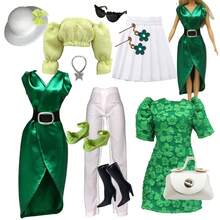 Multi-Piece Luxury Doll Clothing Sets, Designed For Fashionistas, Paired With Exquisite Accessories, Suitable For Various Occasions. Fits 11.5-12 Inch Dolls, 1/6 BJD Doll Clothes, Shoes, Hats, Bags, Earrings, Necklaces, Can Be Used As Holiday Gifts. - Multicolor - View 18