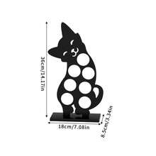 Cute Cat Shaped Coffee Capsule Holder, Creative Iron Storage Rack With Round Slots For Coffee Pods,Design Decorates Kitchen Countertops,Perfect For Coffee Bar, Office And Home Coffee Station Display And Organization. - Multicolor - View 13