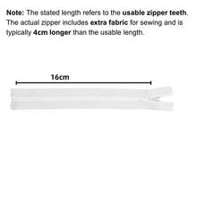 1/3/5pcs Invisible Zipper Clothing Accessories, Suitable For Skirts, Clothes, Pants, Pillows, Perfect For DIY Sewing - A - View 40