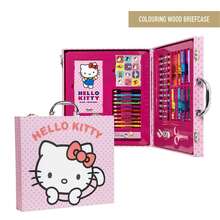 Hello Kitty Cerdá 女孩著色文具套裝 - 手工套裝，包含馬克筆、彩色鉛筆、蠟筆、貼紙和配件，官方授權，是送禮和開學季的理想之選 - 選項7 - 查看 2
