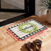 1件裝檸檬圖案印花矽藻土廚房地墊，吸水廚房地板墊，廚房地毯，水槽前墊，適用於廚房、浴室、玄關、走廊、洗衣房及居家裝飾 - 彩色 - 查看 12