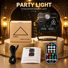USB Powered Laser Lights, DJ Disco Stage Party Lights,Disco Dance Hall Lights,120 Lighting Effects, Projection Lights For Christmas And Halloween Decoration, Voice Controlled Strobe Projectors, Karaoke Bars, KTV, Dance Gifts, Birthdays And Weddings - 彩色光 - 查看 11
