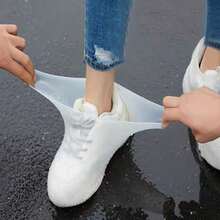 Portable Latex Shoe Covers, Adult Waterproof Anti-Slip Wear-Resistant Overshoes For Rain Snow Outdoor Use - Multicolor - View 1