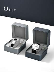 Oirlv Watch Gift Box PU Leather Watch Display Box Single Piece Packaging Portable Storage Jewelry Store Watch Pillow Accessory - Watch Box - View 2