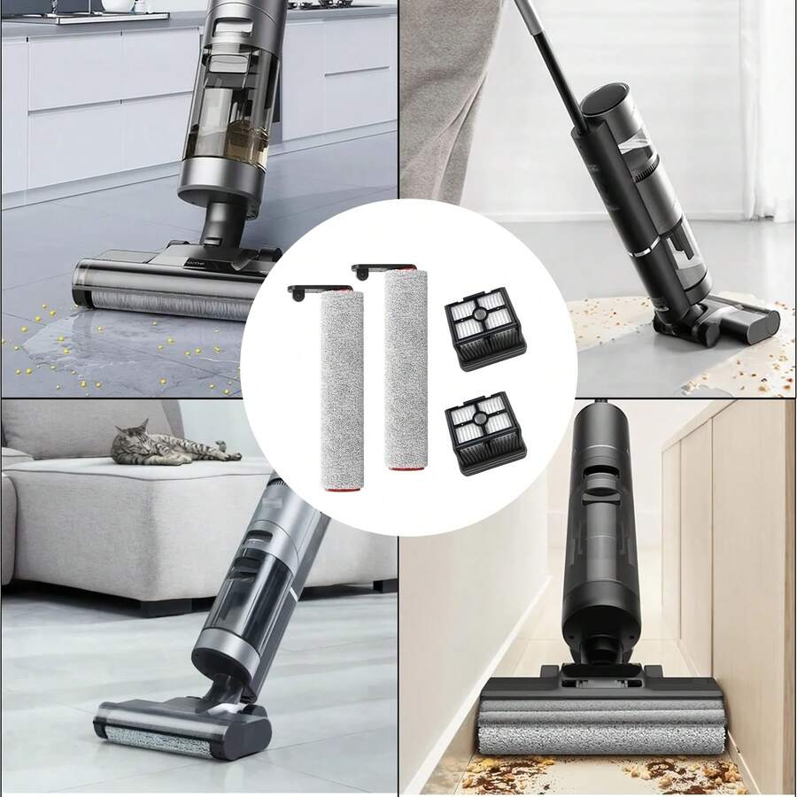 Tête de brosse de rechange et filtre HEPA pour aspirateur sans fil double mode Dreame H12 Pro, accessoires pour nettoyeur de sols et aspirateurs.