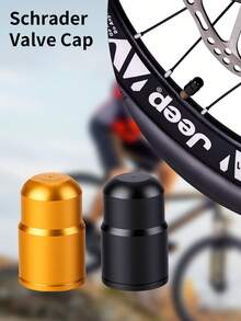 TOSUOD 1pc Aluminum Alloy Valve Stem Cap, Dust-Proof Cover For Mountain And Road Bike French Valve, Universal For Car, Electric Vehicle, Tire Valve Cap, Rust-Proof, Mud-Proof, Sealed Dust-Proof Valve Protection Cap, Wear-Resistant Compact Tire Valve Decorative Protective Accessory For Cycling And Commuting Vehicles - Multicolor - View 3