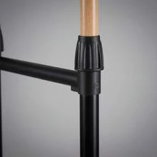 KIWI MOBLEKIT | Free-Standing And Expandable Clothes Racks In Metal And Wood, Clothing With Adjustable Options, With Wheels Or Shelves, Organizers For Bedroom, Entryway And Home - 雙木尺寸 80x43x90-160 厘米 - 查看 6