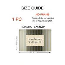 1pc Black Striped Toilet Paper "I See London I See France" Humorous Quote Wall Art Print "This Is A High-End Place" Canvas Poster Minimalist Bathroom Art, Vintage Striped Retro Bathroom Wall Art Print, Bathroom Gift Christmas Decor, Framed/Unframed - Letter - View 21