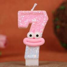 Pink Cartoon Sausage Lips Number Birthday Candles Cake Decoration Festival Anniversary Celebration Handmade Candles 0-9 DIY - Pink Sausage Lips - View 18