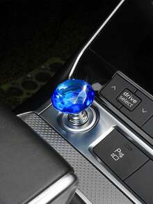 1 pieza Pegatina decorativa de cristal protector para botón de arranque de un toque del interior del coche - A - Ver 11