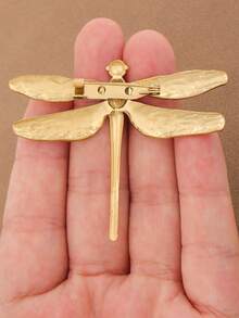 SUPBORA 1pc Fashionable Silver/Gold Color Bird Deer Dragonfly Cat Butterfly Brooch Pin, Animal Insect Lapel Pins For Women Dresses Coats Sweaters Jewelry - Gold and Silver - View 7