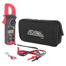 Adir 15801 Digital Clamp Meter - High Precision Ammeter - Professional Inductive Measuring Clamp With Carrying Case - Black - View 1