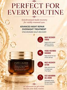 Estée Lauder Advanced Night Repair Cream (sampel 7ml/ukuran penuh 65ml): Anti-penuaan, mengurangi kerutan, mencerahkan warna kulit, mengencangkan dan mengangkat; cocok untuk semua jenis kulit. - Krim Botol Cokelat Besar Estee Lauder - View 10