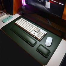 3-Piece Large Desk Mat Set, Includes Mouse Pad, Keyboard Tray And Wrist Rest, Suitable For Laptop, Mechanical Keyboard And Notebook - Rectangle - View 9
