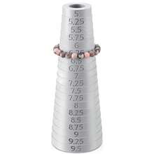 KLONKEE Professional Bracelet Size Measuring Mandrel, 3D Printed Plastic Bracelet Measuring Tool With 5-9.5 Inch Markings, Essential Tool For Jewelry Makers And DIY Crafters At Home (Grey) - Bracelet Measuring Tool - View 2