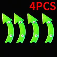 4pcs Bicycle Spoke Reflectors, Arrow-Shaped Reflective Stickers, Suitable For Mountain Bike And Road Bike Wheels - Multicolor - View 3