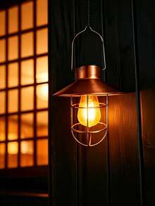 Outdoor Hanging Solar Light, Suitable For Garden Decoration, Yard, Camping, Lawn, Pathway, Porch Lighting - Hand Lantern - View 3