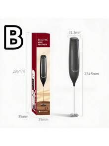 Powerful Electric Milk Frother, Mini Milk Foam Maker, Battery Powered (Battery Not Included), For Latte, Cappuccino, Chocolate, Portable Foam Maker, Electric Wireless Mini Coffee Frother, Manual Frother, Christmas Gift - Multicolor - View 19