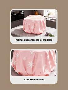 Thickened Snowflake Pattern Dust Cover; Cling Film; Rice Cooker, Kitchen Air Fryer And Juicer Protective Cover; Universal Cover; Full Coverage Dust Cover - Multicolor - View 11