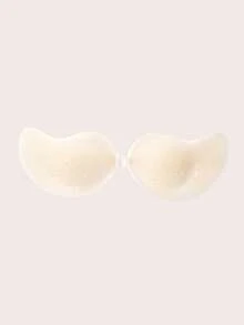 Lignisse 2 Packs Silicone Adhesive Bra Set, Breathable & Smooth Sticky Bra, Strapless Backless Invisible Push Up Bra For Deep V Dress, Wedding & Party - Multicolor - View 12