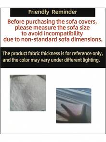 1件/2件/3件組 家用牛奶絨加厚彈性防水防塵耐磨防污貓爪沙發套，美式防滑沙發套，適用於客廳、臥室及其他多種場景 - 霧霾藍 - 查看 9