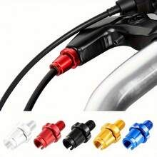 6pcs Brake Lever Modification Kit: Anti-Slip Shock-Absorbing Brake Lever Protective Cover + M7 Brake Adjustment Screw + Glowing Cap, Suitable For Mountain Bikes And Road Bikes. - Multicolor - View 5