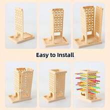 玩具與遊戲，教育與科學玩具，早期發展與活動玩具，分類、堆疊與建築玩具，疊疊樂遊戲 - 彩色 - 查看 8
