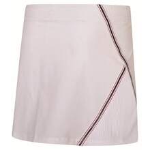 Falda de entrenamiento de bádminton profesional para mujer de Li-Ning con cintura elástica, cómoda y elástica con ropa interior incorporada ASKW066 - Blanco - Ver 3