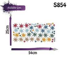 Fantasy Star And Dot Fabric Wall Stickers, Suitable For Bedroom, Living Room, Game Room Home Wall Decor - Star - View 12