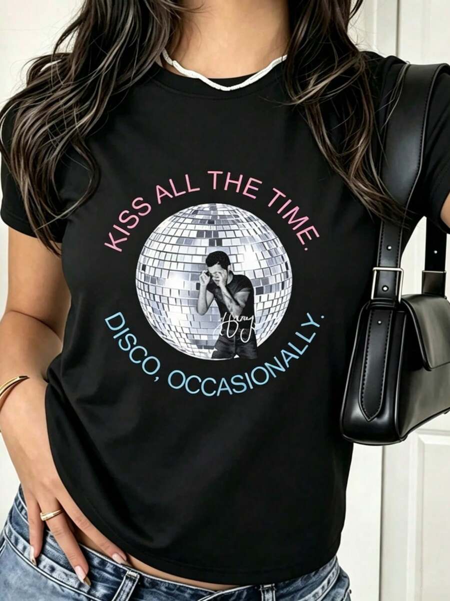 Women T-Shirts - 黑 - 查看 1