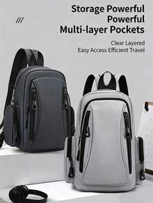 Nueva mochila multifuncional para hombres, mochila de ciclismo de moda para viajar, mochila variable para mujeres - Multicolor - Ver 3