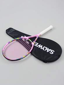 SALYWEE Professional Balanced Tennis Racquet, 105 Sq.In. Oversize Head, Lightweight Carbon Fiber One-Piece Molding, 16x19 String Pattern For Power & Spin, Ideal For Training, Adults, Men & Women, Beginner Sports Equipment - Multicolor - View 13