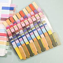 3200pcs PET Transparent Sticky Notes, 1 Pack 16 Styles, Used For Book And Document Annotation, Classification, Index Tabs, Book Labels, Annotation Labels, Colored Page Marker Tabs - one-size - View 7
