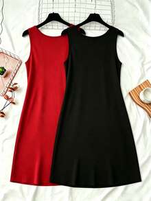 2pcs Halloween Costumes Pajama Set For Women - Comfy Nightgown With I Love Jesus For A Day, A Lifetime, And Forever Printing,House Dress - Multicolor - View 2