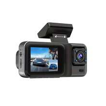 Camera hành trình 3 kênh 1080P - Ghi hình trước/trong xe/sau xe (tùy chọn), có tầm nhìn ban đêm hồng ngoại, ghi hình vòng lặp, DVR góc rộng, màn hình IPS 2.0 inch, máy ghi hình video ô tô, pin lithium 150mAh, phụ kiện ô tô đa chức năng. - màu đen - Xem 9