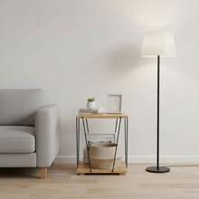KIWI MOBLEKIT | Wooden And Metal Side Tables For Living Room Or Bedroom, Modern Functional Tables With Different Shapes And Heights, Fixed Or Folding Options For Home - 山毛櫸木邊桌,黑色,31.8x31.8x38.5厘米 - 查看 5