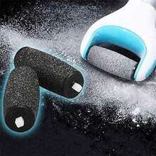 4/6件裝 Scholls Velvet Smooth 電動足部磨腳器替換滾輪頭，適用於 Pedi 皮膚去除器 - 黑色 - 查看 6