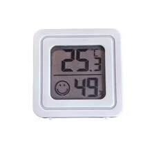 1pc/3pcs Mini Home Dehumidifier Thermometer, Micro Digital Indoor Temperature Humidity Monitor With LCD Display, Button Battery Powered, Compact & Stylish Design For Home, Teenager Room, Pet, Car, Office - Multicolor - View 12