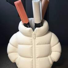 3D 氣泡漸層色桌面收納架，可愛筆筒，創新辦公桌裝飾，獨特禮物，適合玩家與同事，耐用桌面裝飾，送給朋友的可愛禮物（僅含筆筒，不含筆） - A - 查看 3
